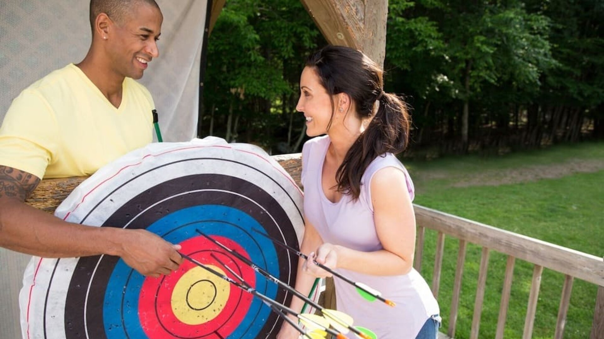 Archery at Cove Haven Resort.