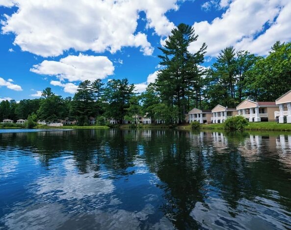 Lake views at Paradise Stream Resort.