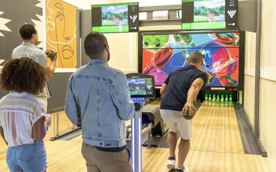 Bowling at Paradise Stream Resort.