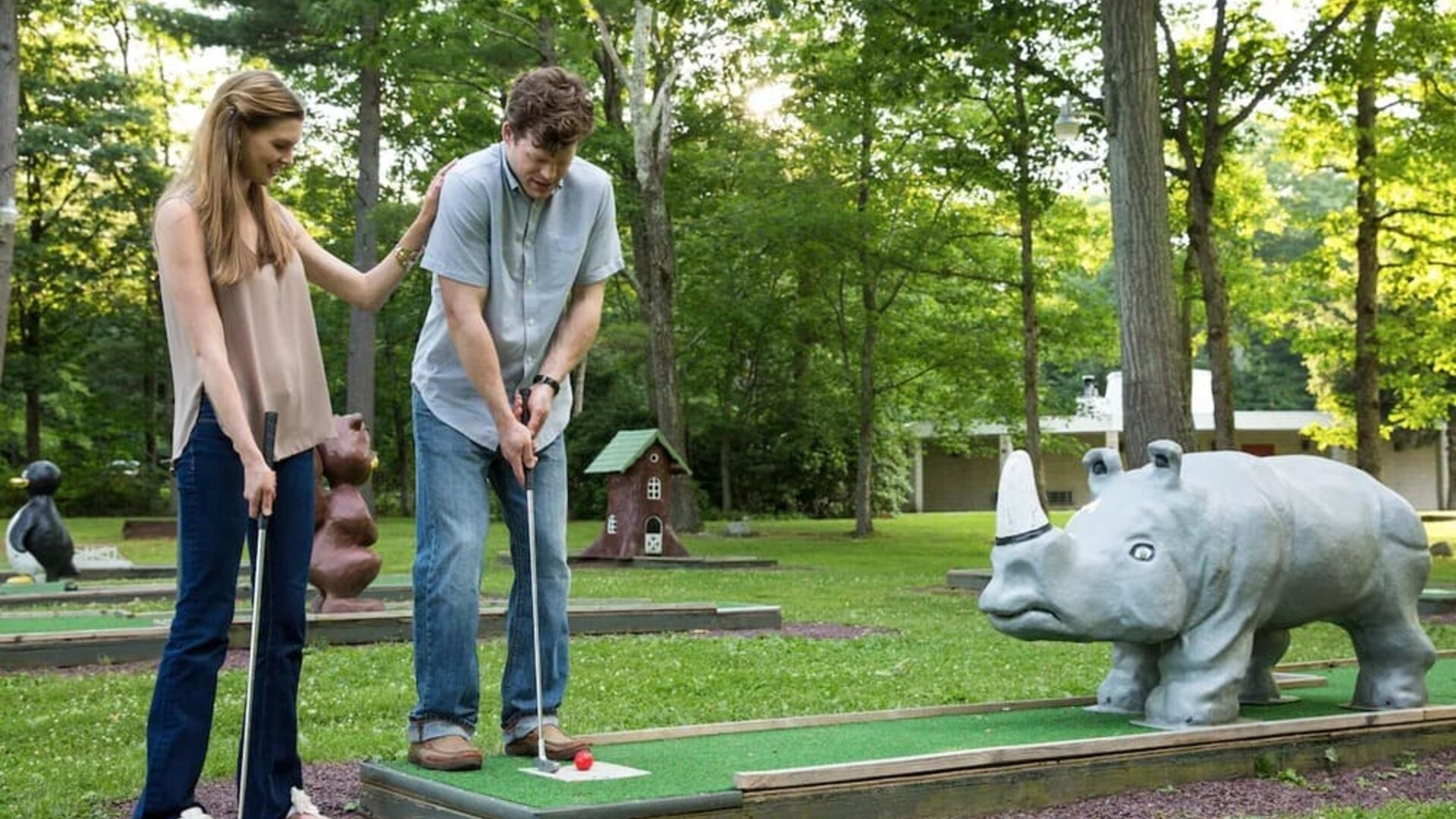Mini-golf at Paradise Stream Resort.