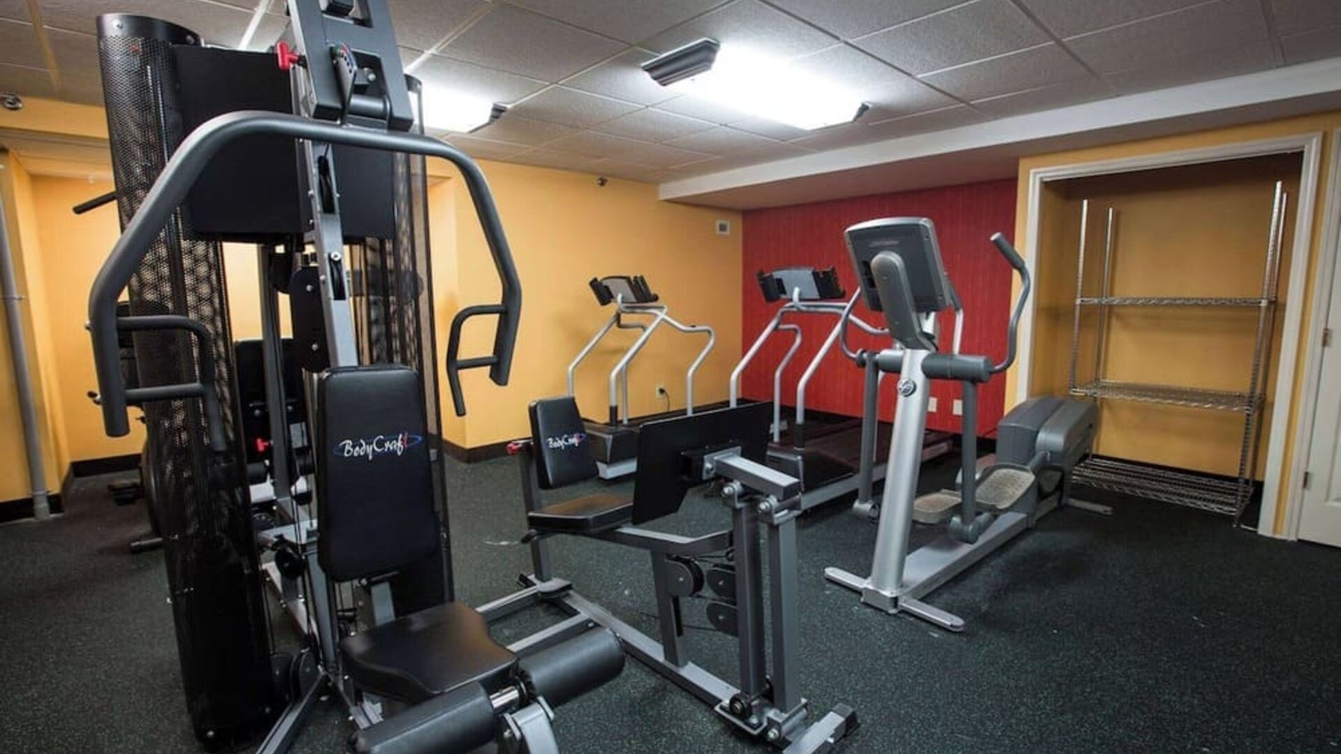 Fitness center at Travelodge Absecon Atlantic City.