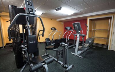 Fitness center at Travelodge Absecon Atlantic City.