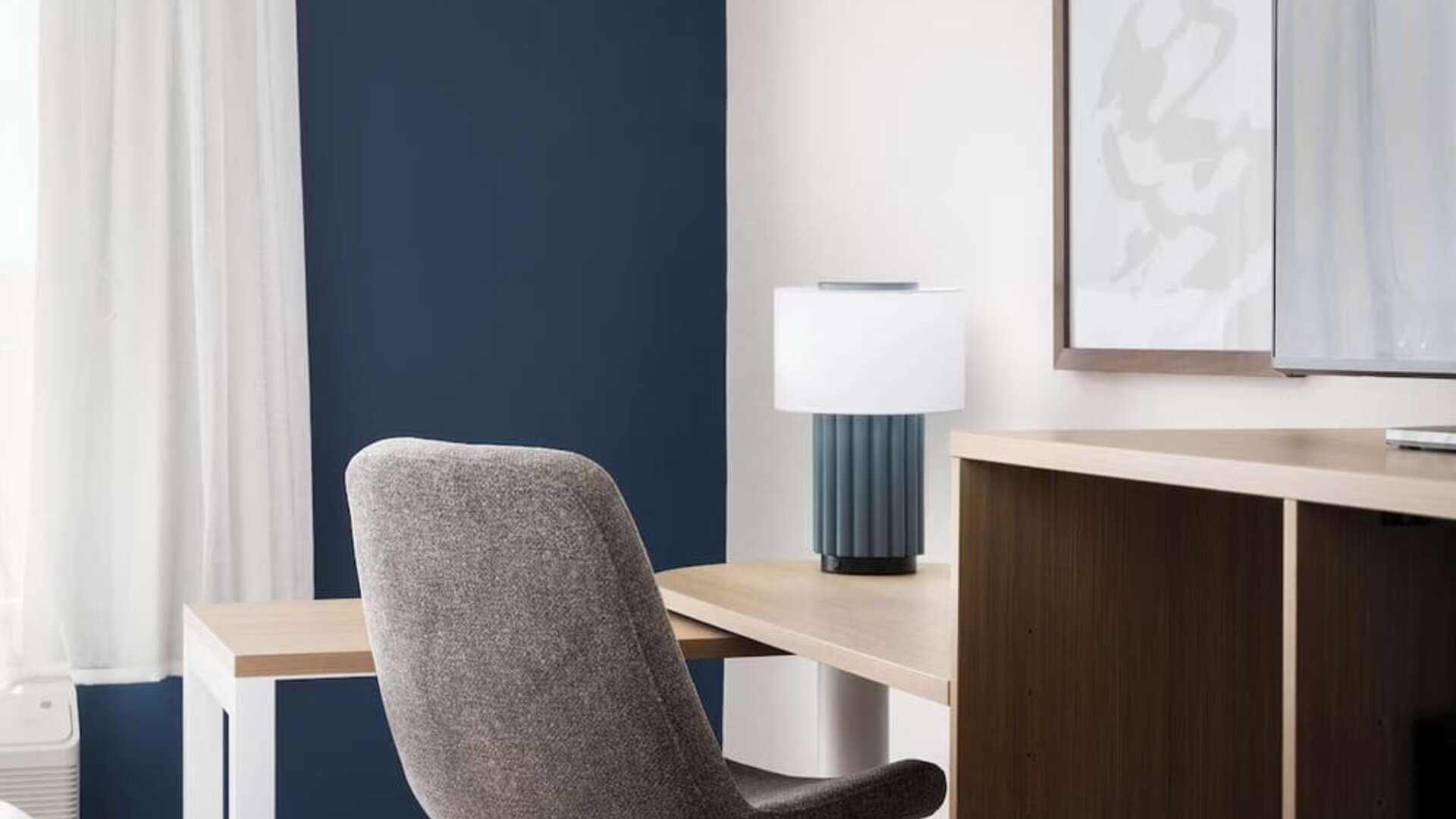 Work desk at Spark By Hilton Guelph.