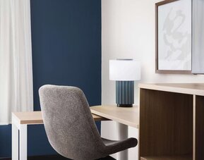 Work desk at Spark By Hilton Guelph.