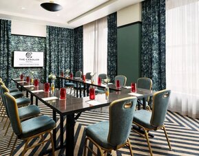 Professional meeting room at The Candler Hotel Atlanta, Curio Collection By Hilton.