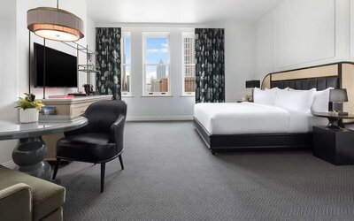 Spacious day use room at The Candler Hotel Atlanta, Curio Collection By Hilton.