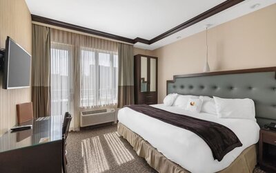 Day use room at Aura Hotel Brooklyn.