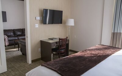 Day use room at Aura Hotel Brooklyn.