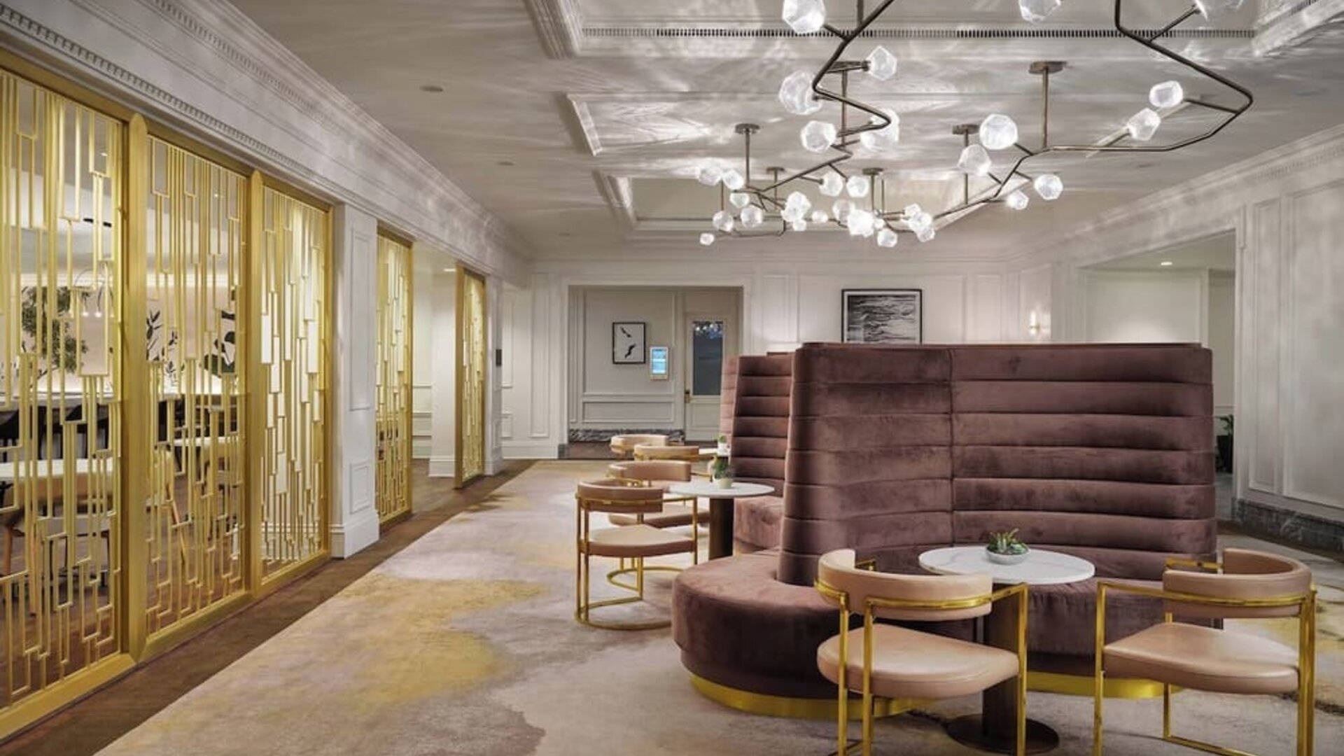 Lobby and coworking space at The Westin Philadelphia.