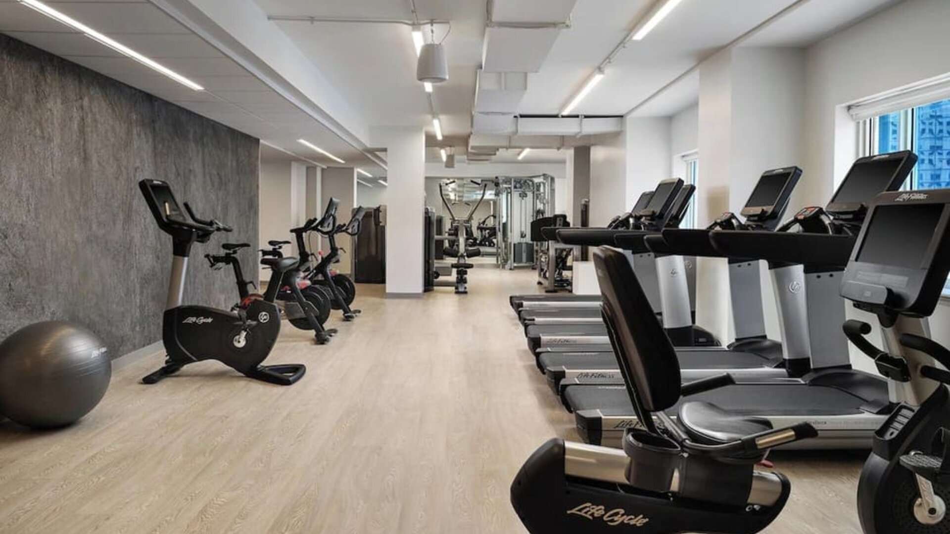 Well equipped fitness center at The Westin Philadelphia.