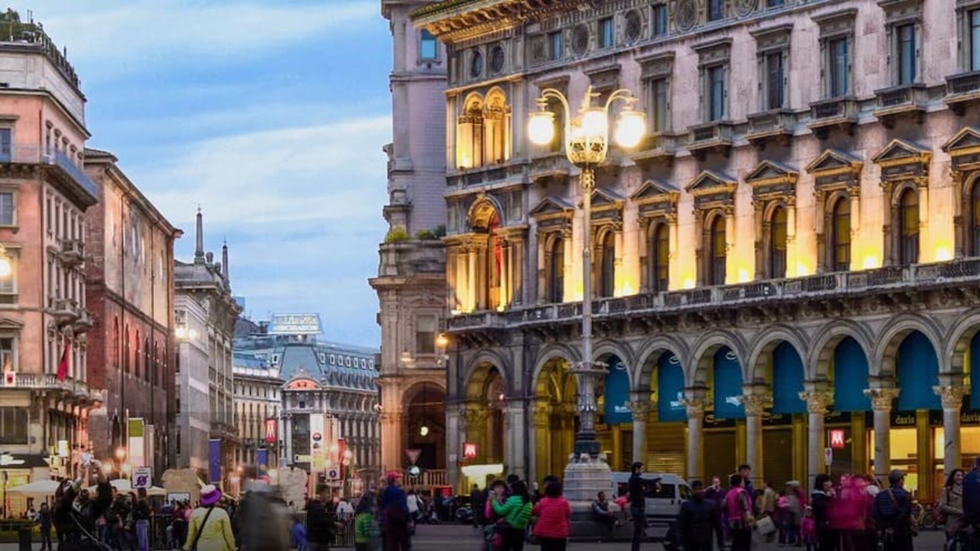 City streets at Aiello Rooms.
