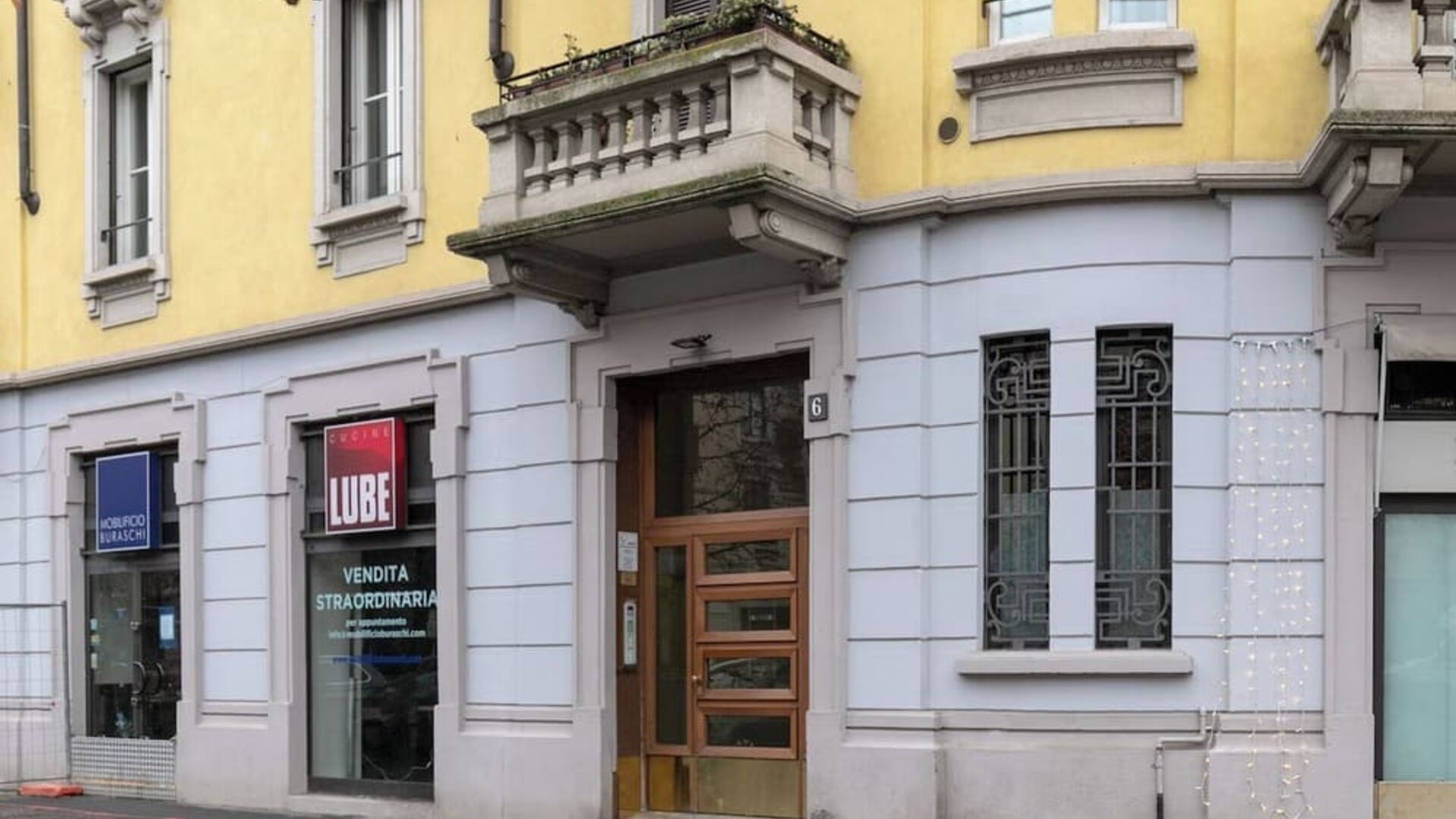 Hotel exterior at Aiello Hotels Isola Design District.