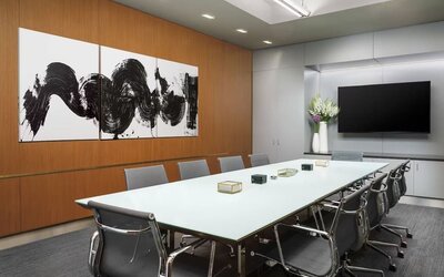 Professional meeting room at AC Hotel New York Times Square.