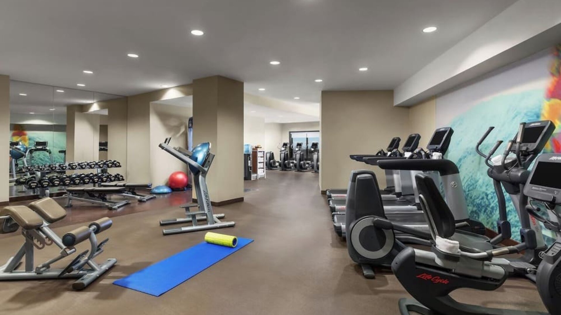 Fitness center at The Westin New Orleans.