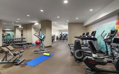 Fitness center at The Westin New Orleans.