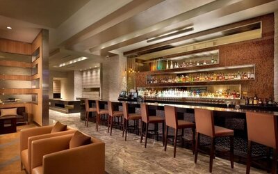 On-site bar with lounge area at EB Hotel Miami.