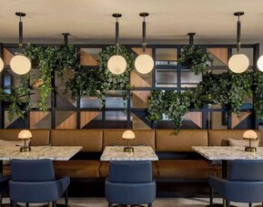 Dining area at Hyatt Centric Miami South Beach.