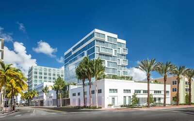 Exterior view of Hyatt Centric Miami South Beach.