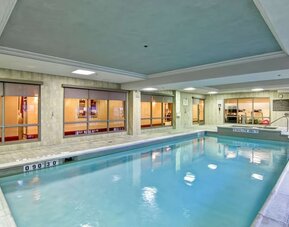 Indoor pool at Hampton Inn And Suites Guelph.