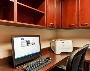 Work space at Hampton Inn And Suites Guelph.