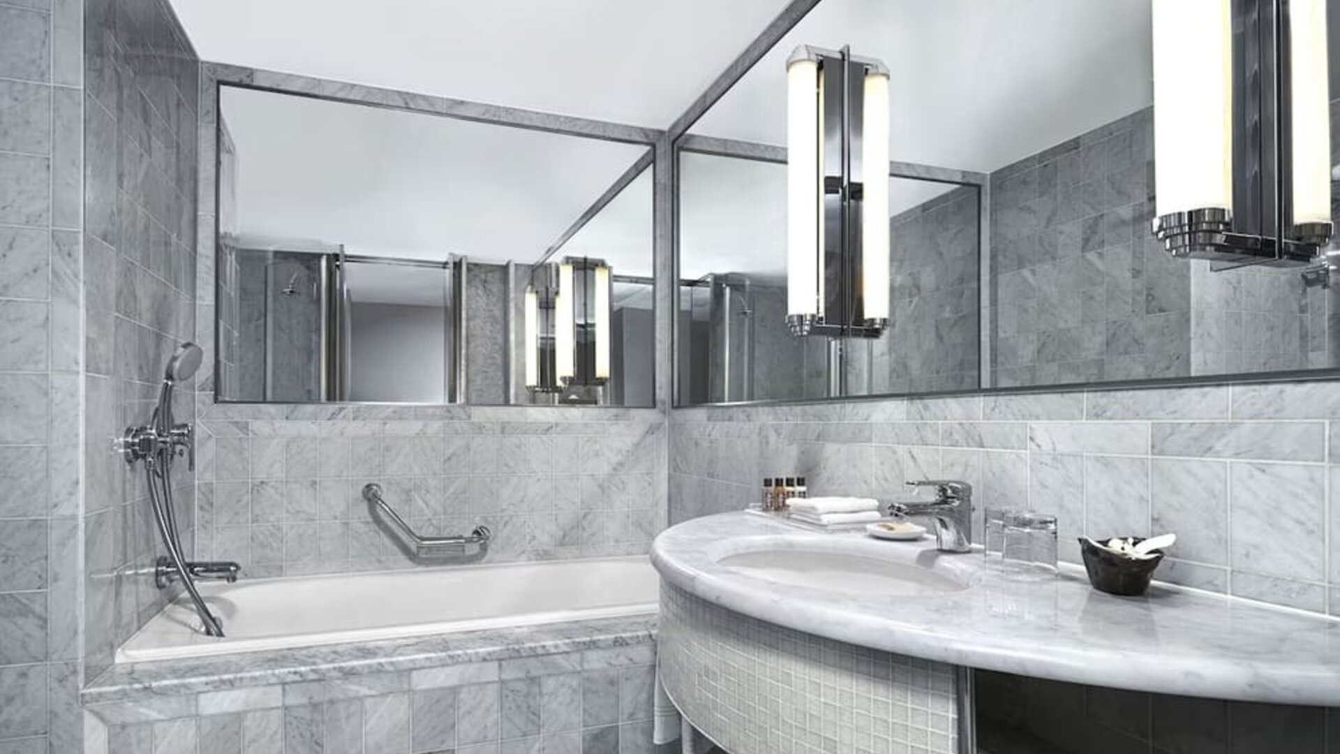 Day use room at Sheraton Paris Charles De Gaulle Airport Hotel.