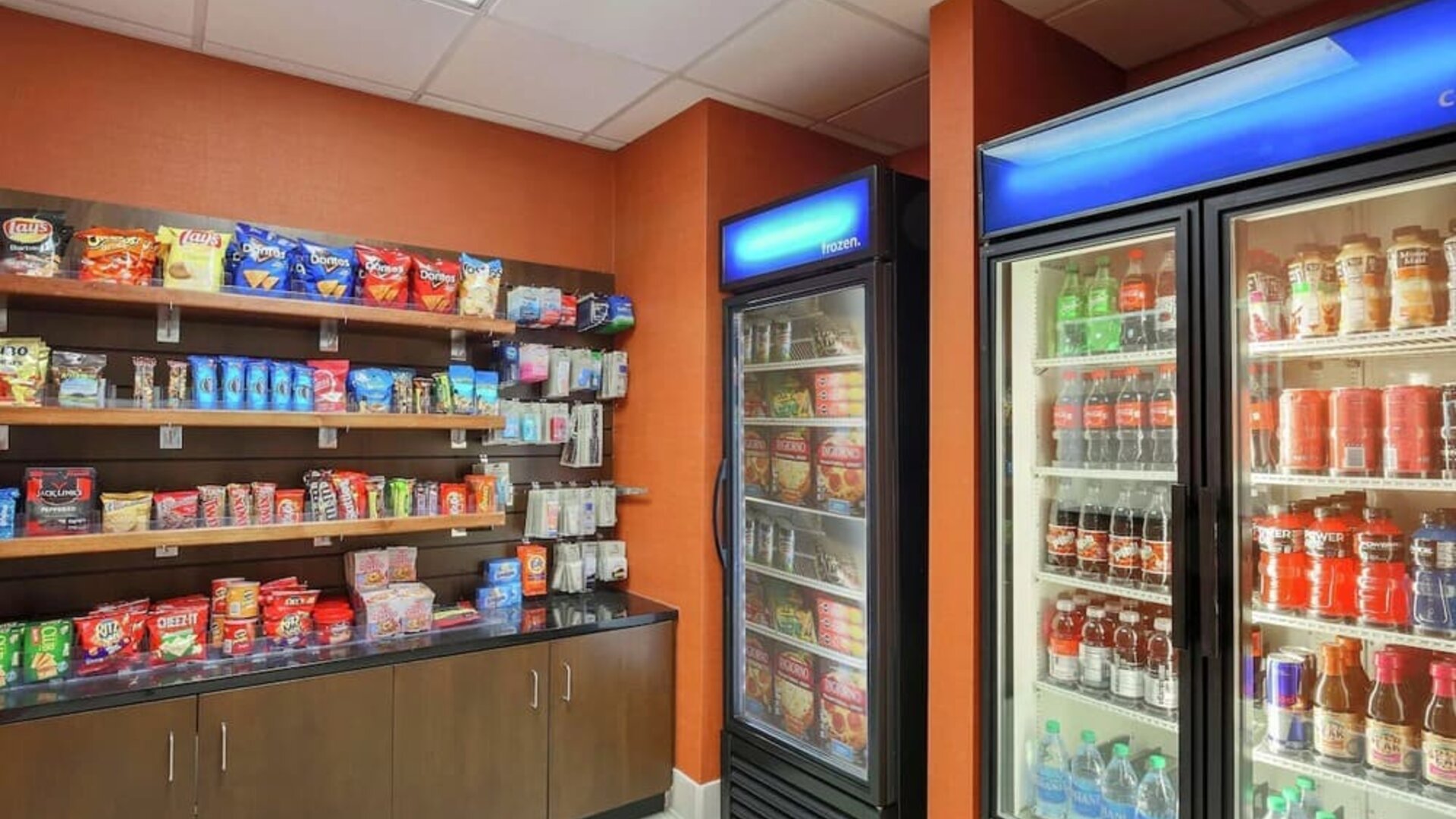 Vending machine at Hampton Inn & Suites Denver Tech Center.