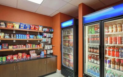 Vending machine at Hampton Inn & Suites Denver Tech Center.
