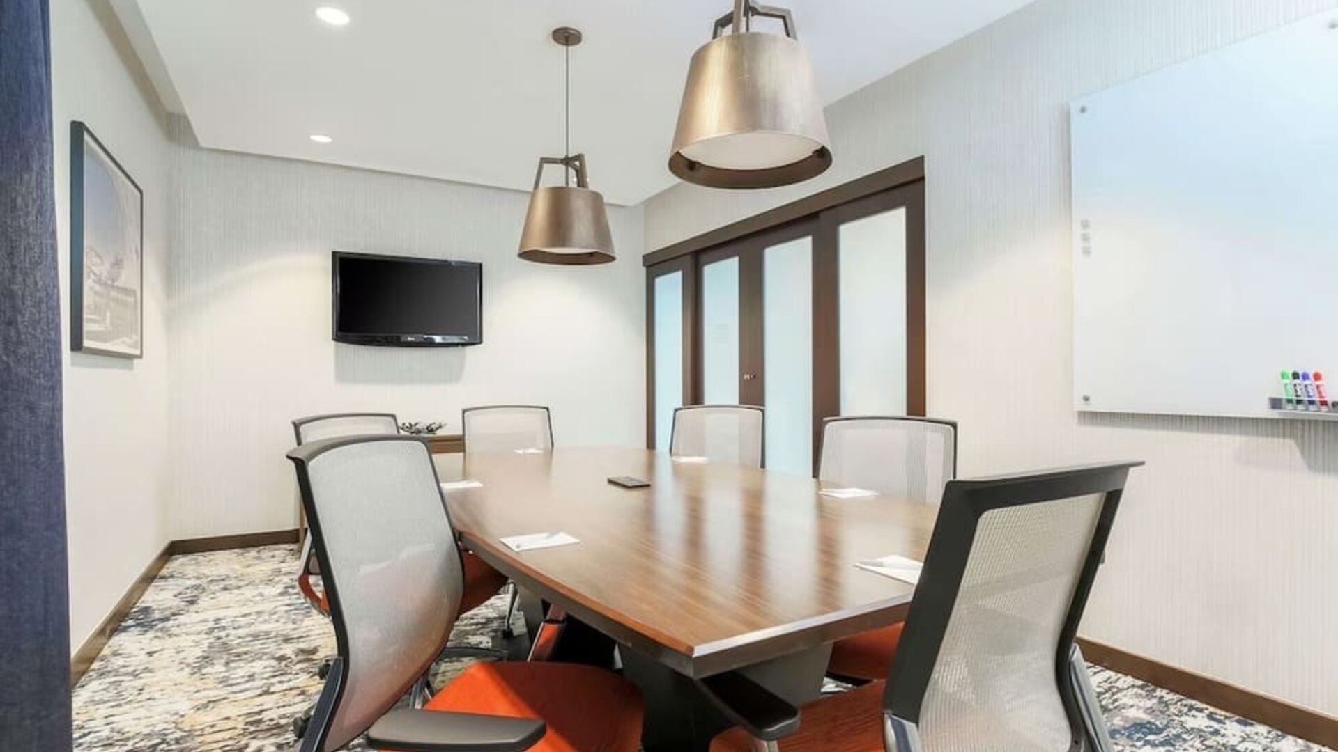 Meeting room at Hampton Inn & Suites Denver Tech Center.