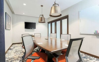 Meeting room at Hampton Inn & Suites Denver Tech Center.