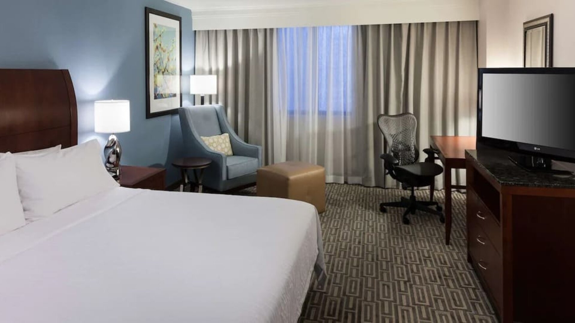 Day use room at Hilton Garden Inn Denver Downtown.