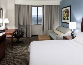 Day use room at Hilton Garden Inn Denver Downtown.