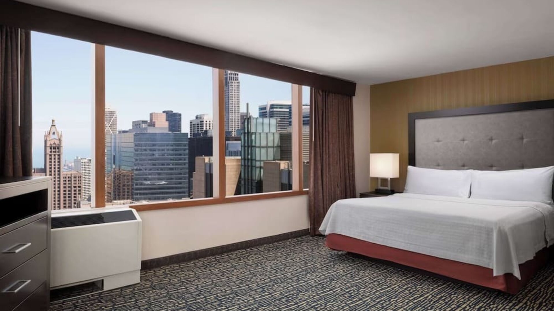 Day use room at Homewood Suites By Hilton Chicago Downtown/Magnificent Mile.
