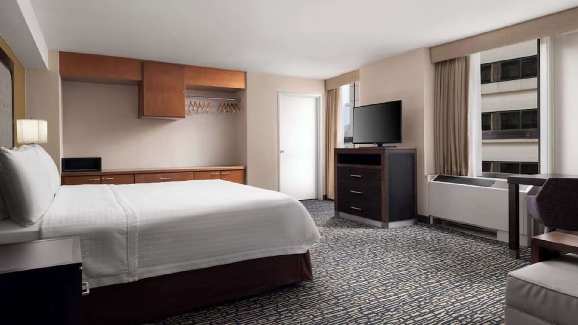 Day use room at Homewood Suites By Hilton Chicago Downtown/Magnificent Mile.