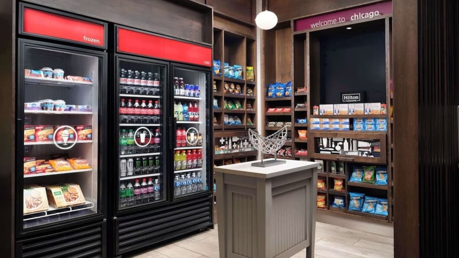 Vending machine at Homewood Suites By Hilton Chicago Downtown/Magnificent Mile.