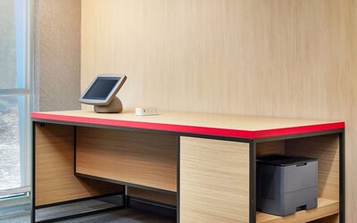 Business center at Tru By Hilton Atlanta Northlake Parkway.