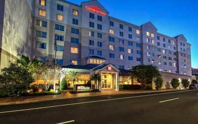Hotel exterior at Hilton Garden Inn Bengaluru Whitefield.
