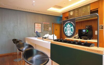 Coffee shop at Hampton By Hilton Samsun.