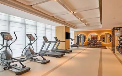 Gym at Hilton Garden Inn Chongqing Yubei Central Park.