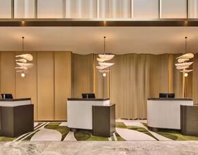 Reception hall at Hilton Garden Inn Chongqing Yubei Central Park.