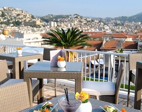 Rooftop bar and dining available at Splendid Hotel & Spa Nice.
