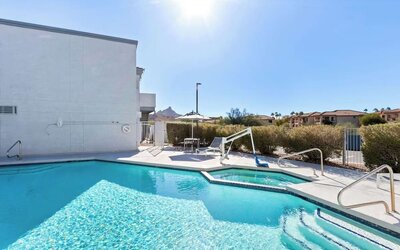 Refreshing outdoor pool at Spark By Hilton Fountain Hills Scottsdale.