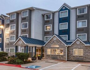Parking at Microtel Inn And Suites By Wyndham Austin Airport.
