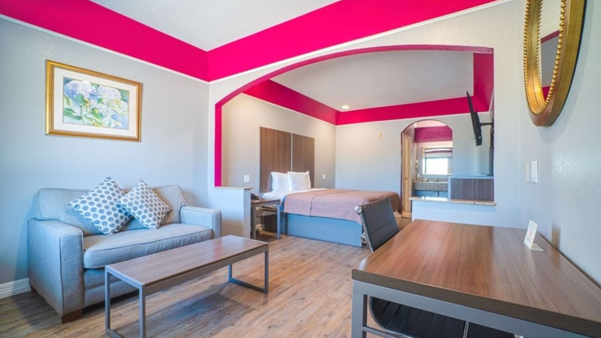 Day use room at Hotel Bliss Kemah Boardwalk.