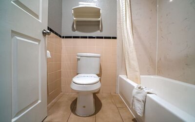 Day use room at Hotel Bliss Kemah Boardwalk.