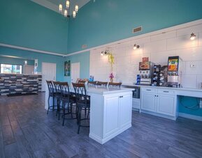 Kitchen available at Hotel Bliss Kemah Boardwalk.