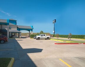 Parking available at Hotel Bliss Kemah Boardwalk.