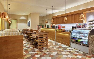 Snack bar and meals at DoubleTree By Hilton Houston Intercontinental Airport.