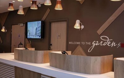 Reception hall at Hilton Garden Inn Massy.