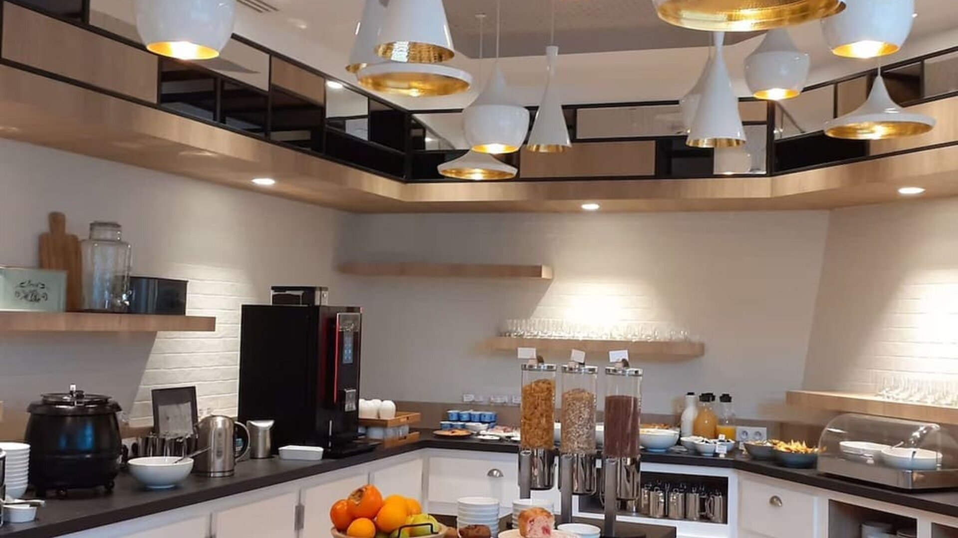 Kitchen available at Hilton Garden Inn Massy.