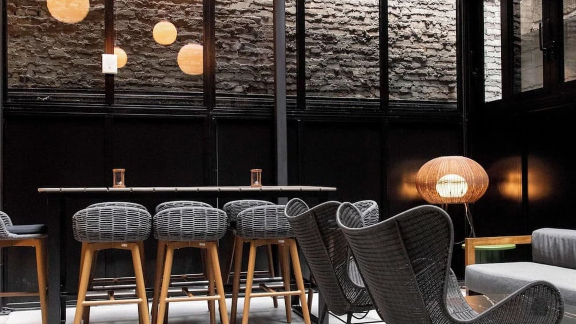 Hotel bar at The Draper New York.